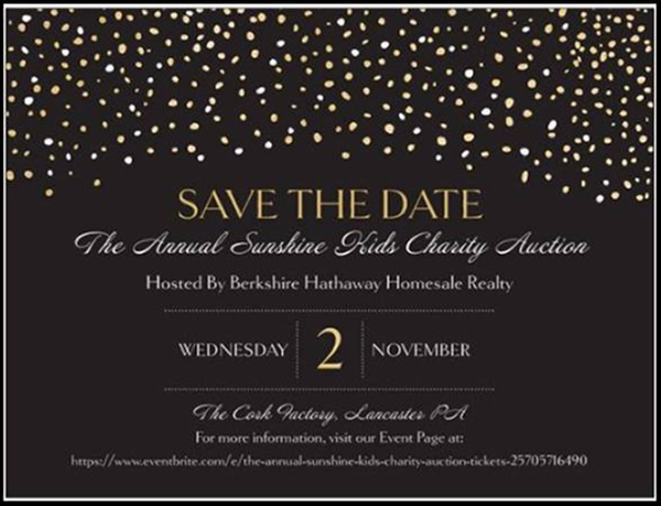 Sunshine Kids Benefit Auction