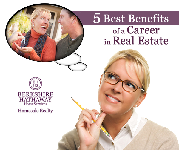 benefits career real estate agent