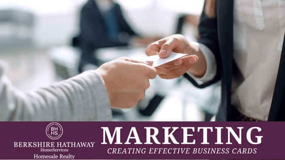 What Your Real Estate Business Cards Should Include